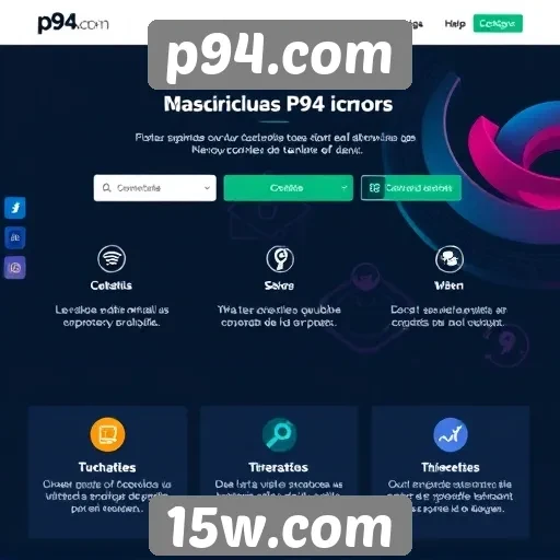 Exploração das principais funcionalidades do site p94.com